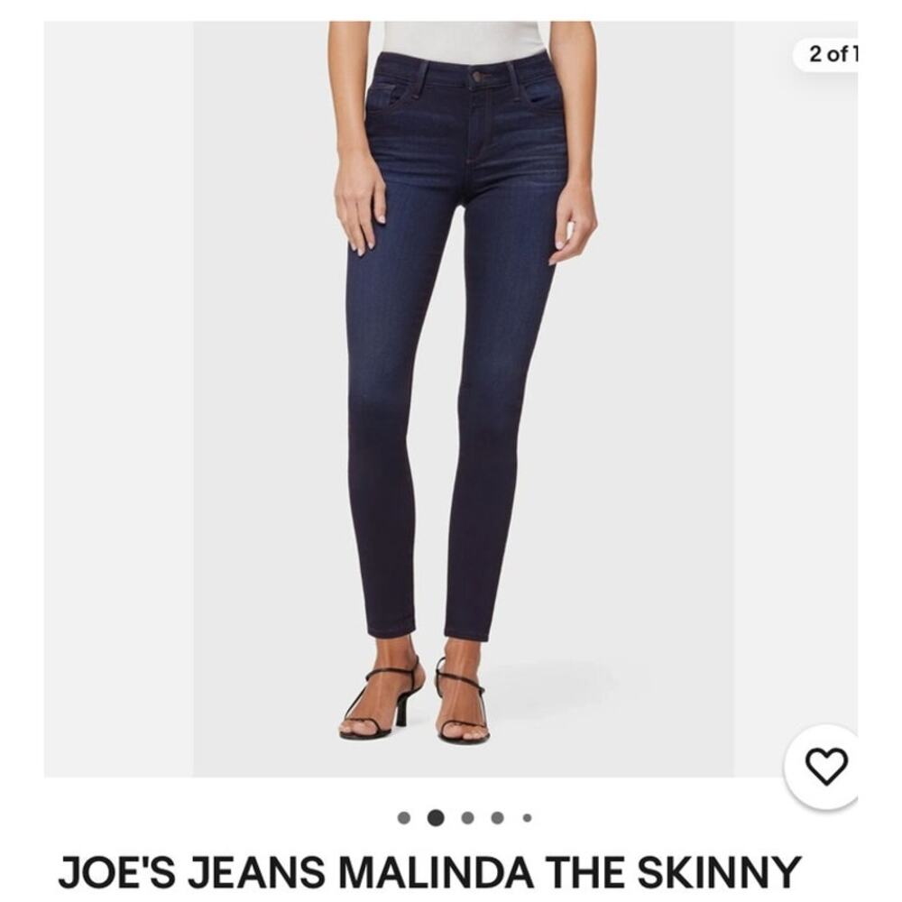 EUC Joe’s Jeans Malinda The Skinny Dark Wash Denim Jeans Size: 28